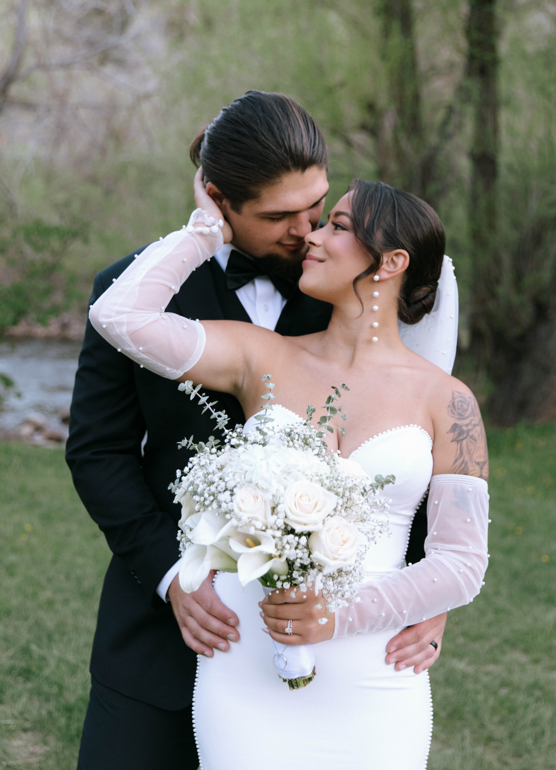 Eliana and Grady in Boulder Colorado at the Boulder Creek Wedgewood wedding venue in Northern Colorado.